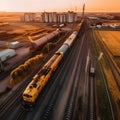 Grain Train: Nourishing Nations on the Move.generative ai