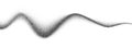 Grain wave gradient texture. Black stipple flow line background. Dotted undulate sand backdrop with speckles, particles