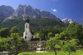 Grainau Church and Zugspitze, Bavaria