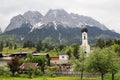 Grainau village and Zugspitze mountain, Bavarian Alps