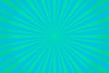 Grained Blue and green Sunburst Pattern Background Royalty Free Stock Photo