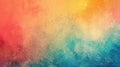 Grainy fall background abstract in pastel colors, bright gradient colors with noise effect texture