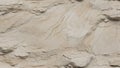 Grainy Limestone Seamless Texture for 3D Mapping. AI generate Royalty Free Stock Photo