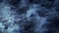 Grainy rocky surface with glowing particles 3D render illustration