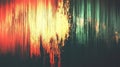 Grainy tv glitch effect with noise, grain, distortion. Glowing background, backdrop texture. Generative Ai