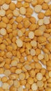 Gram split pulse Chickpea Chana dal 9:16 image size closeup Royalty Free Stock Photo