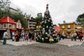 Gramado Christmas Tree South of Brazil Royalty Free Stock Photo