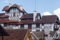 Gramado Half Timber Building Brazil Royalty Free Stock Photo