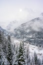 Gramais - Smallest Village of Austria in winter landscape scenery, Lechtal, Reutte