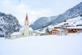 Gramais - Smallest Village of Austria in winter landscape scenery, Lechtal, Reutte