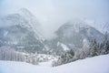 Gramais - Smallest Village of Austria in winter landscape scenery, Lechtal, Reutte