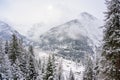 Gramais - Smallest Village of Austria in winter landscape scenery, Lechtal, Reutte