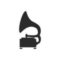 Gramaphone icon design Royalty Free Stock Photo