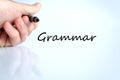 Grammar text concept Royalty Free Stock Photo