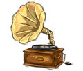 Gramophone drawing