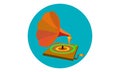 Gramophone Sticker