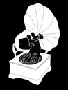 Gramophone vector Royalty Free Stock Photo