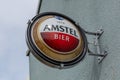 Amstel beer Flag sign logo. Royalty Free Stock Photo