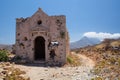 Island Gramvousa Fortress Church Ruins Royalty Free Stock Photo