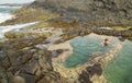 Gran Canaria, Banaderos area, rock pools Royalty Free Stock Photo