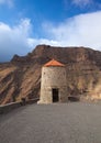 Gran Canaria, Barranco de Aldea, disused windmill Royalty Free Stock Photo