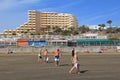 Gran Canaria beach tourists