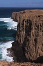 Gran Canaria, landscape of steep eroded north west coast between Galdar and Agaete municipalities