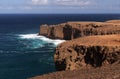 Gran Canaria, landscape of steep eroded north west coast between Galdar and Agaete municipalities