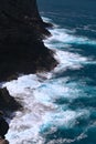 Gran Canaria, landscape of steep eroded north west coast between Galdar and Agaete municipalities