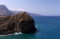 Gran Canaria, landscape of steep eroded north west coast between Galdar and Agaete municipalities