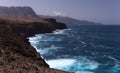 Gran Canaria, landscape of steep eroded north west coast between Galdar and Agaete municipalities