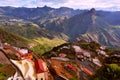 Gran Canaria Mountains and Artenara Village Royalty Free Stock Photo