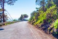 Gran Canaria s winding mountain roads. Spain. Travels. Transport. Summer rest Royalty Free Stock Photo