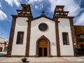 Gran Canaria, Spain - Feb 23, 2023: Church of San Matias at Artenara, Gran Canaria, Canary Islands, Spain Royalty Free Stock Photo