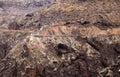 Gran Canaria, valley Barranco de Valeron Royalty Free Stock Photo