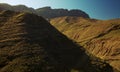 Gran Canaria, volcanic landscape of mountain valley Barranco Oscuro Royalty Free Stock Photo