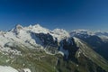 Gran Paradiso peak in Italy Apls Royalty Free Stock Photo
