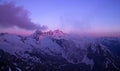 Gran Paradiso peak 4061m in Italy Alps