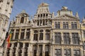 Gran Place Facades - Main Square; Brussels Royalty Free Stock Photo