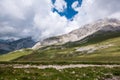 Mountain trail road in Abruzzo, Gran Sasso National park