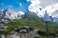 Gran Sasso National park. Abruzzo, Italy in summer season