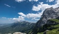 Gran Sasso National park. Abruzzo, Italy in summer season