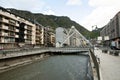 Gran Valira River - Andorra La Vella - Andorra Royalty Free Stock Photo