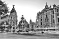 Gran Via street in Madrid, Spain Royalty Free Stock Photo