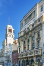 Gran Via street, Madrid, Spain Royalty Free Stock Photo