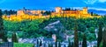 Granada - Alhambra, Andalusia, Spain Royalty Free Stock Photo