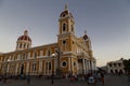 Granada cathedral outdoors view in Nicaragua Royalty Free Stock Photo