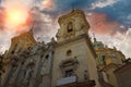 Granada church in a historic district