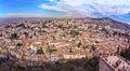 Granada city panorama view, Spain Royalty Free Stock Photo