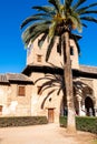 El Partal Palace Porch with Tower, Alhambra, Granada, Spain Royalty Free Stock Photo